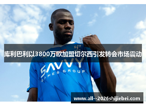 库利巴利以3800万欧加盟切尔西引发转会市场震动 库利巴利以3800万欧加盟切尔西引发转会市场震动
